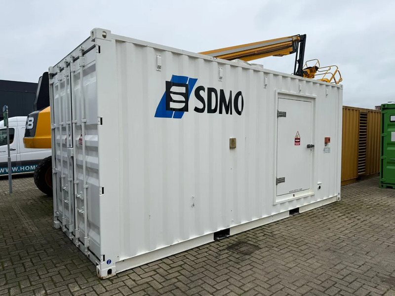 SDMO MTU 12V 2000 Leroy Somer 910 kVA Silent generatorset in 20 ft container - Groupe électrogène: photos 1 SDMO MTU 12V 2000 Leroy Somer 910 kVA Silent generatorset in 20 ft container - Groupe électrogène: photos 1