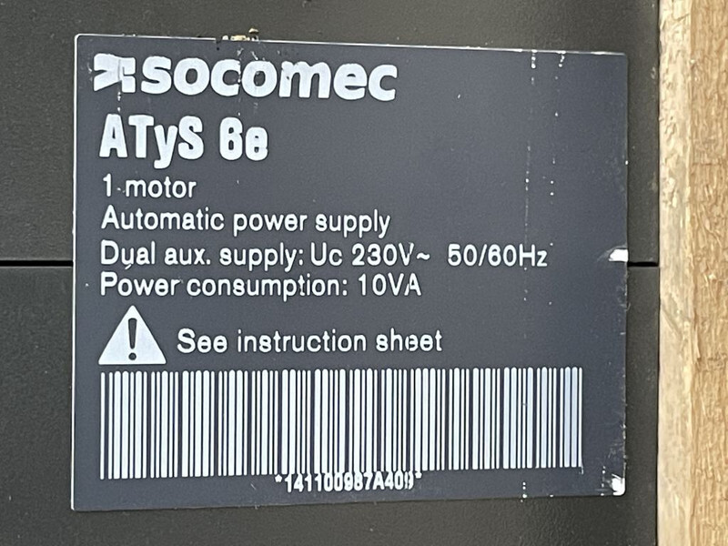 Socomec Automatische Netovername 125 Ampere ATS - Groupe électrogène: photos 3 Socomec Automatische Netovername 125 Ampere ATS - Groupe électrogène: photos 3