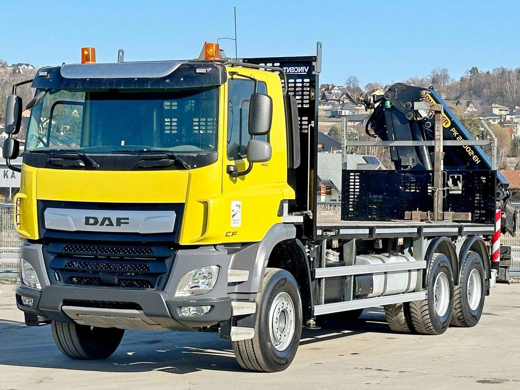 DAF CF 450 * PK 22002 - EH D + FUNK * 6x4 * TOP - Camion grue, Camion plateau: photos 4 DAF CF 450 * PK 22002 - EH D + FUNK * 6x4 * TOP - Camion grue, Camion plateau: photos 4