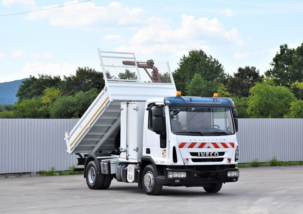 Iveco EUROCARGO 75E16* KIPPER 3,10m* KRAN - Camion benne: photos 2 Iveco EUROCARGO 75E16* KIPPER 3,10m* KRAN - Camion benne: photos 2