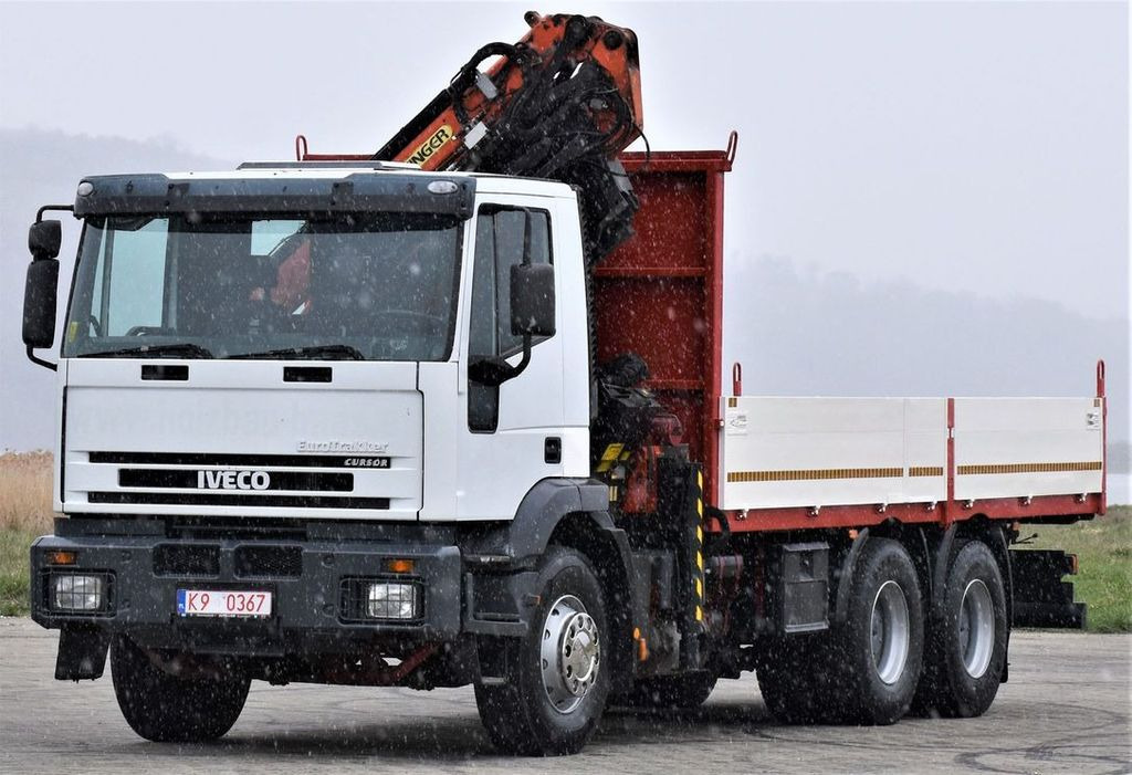 Iveco Eurotrakker 280E35* KRAN +JIB PJ057A/ FUNK*6x4 - Camion grue, Camion plateau: photos 4 Iveco Eurotrakker 280E35* KRAN +JIB PJ057A/ FUNK*6x4 - Camion grue, Camion plateau: photos 4