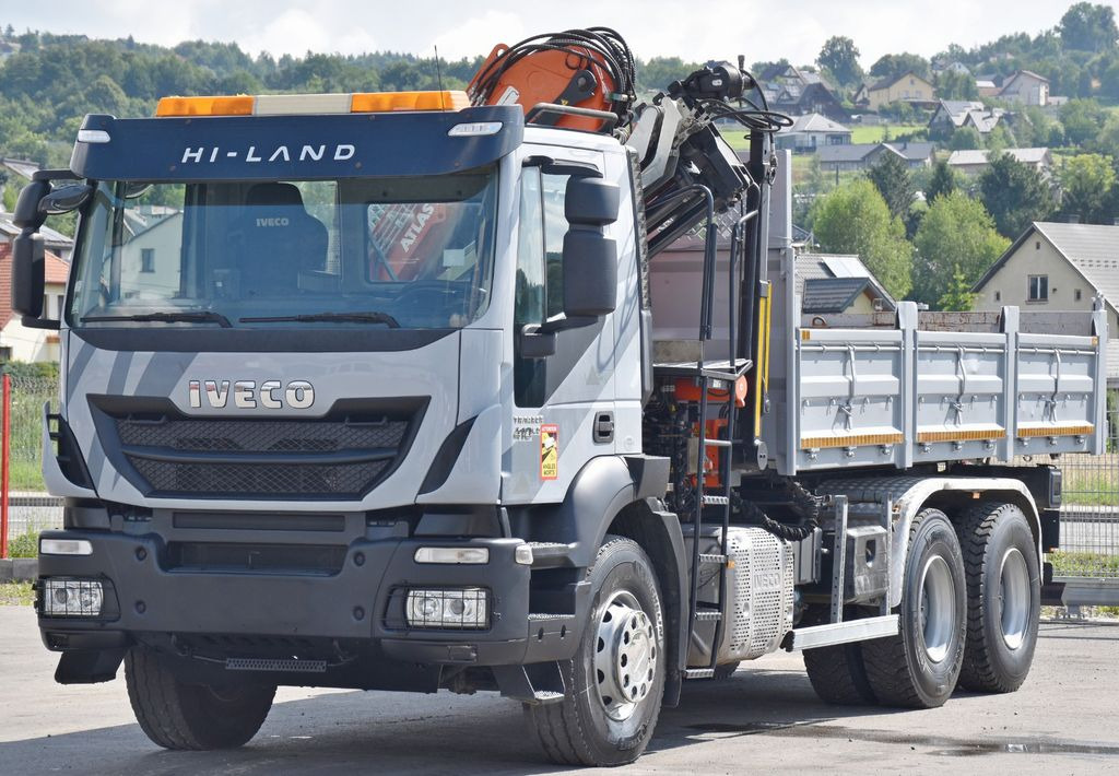 Iveco TRAKKER 410*Kipper 5,20m*ATLAS 165.2E * FUNK/6x4 - Camion grue, Camion benne: photos 3 Iveco TRAKKER 410*Kipper 5,20m*ATLAS 165.2E * FUNK/6x4 - Camion grue, Camion benne: photos 3