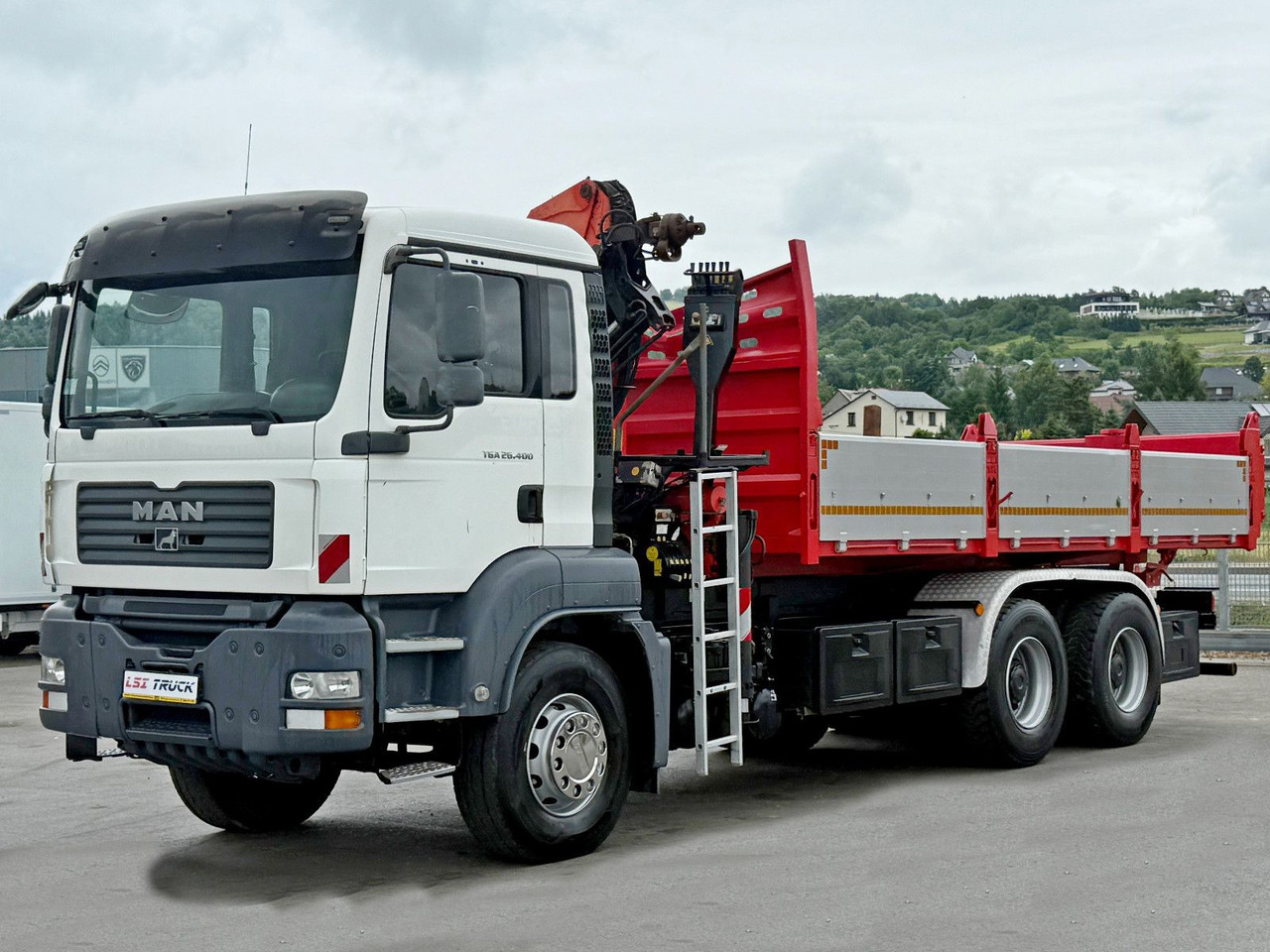 MAN TGA 26.400 * KIPPER 6,00m + PK 15500 * 6x4 * TOP - Camion grue: photos 3 MAN TGA 26.400 * KIPPER 6,00m + PK 15500 * 6x4 * TOP - Camion grue: photos 3