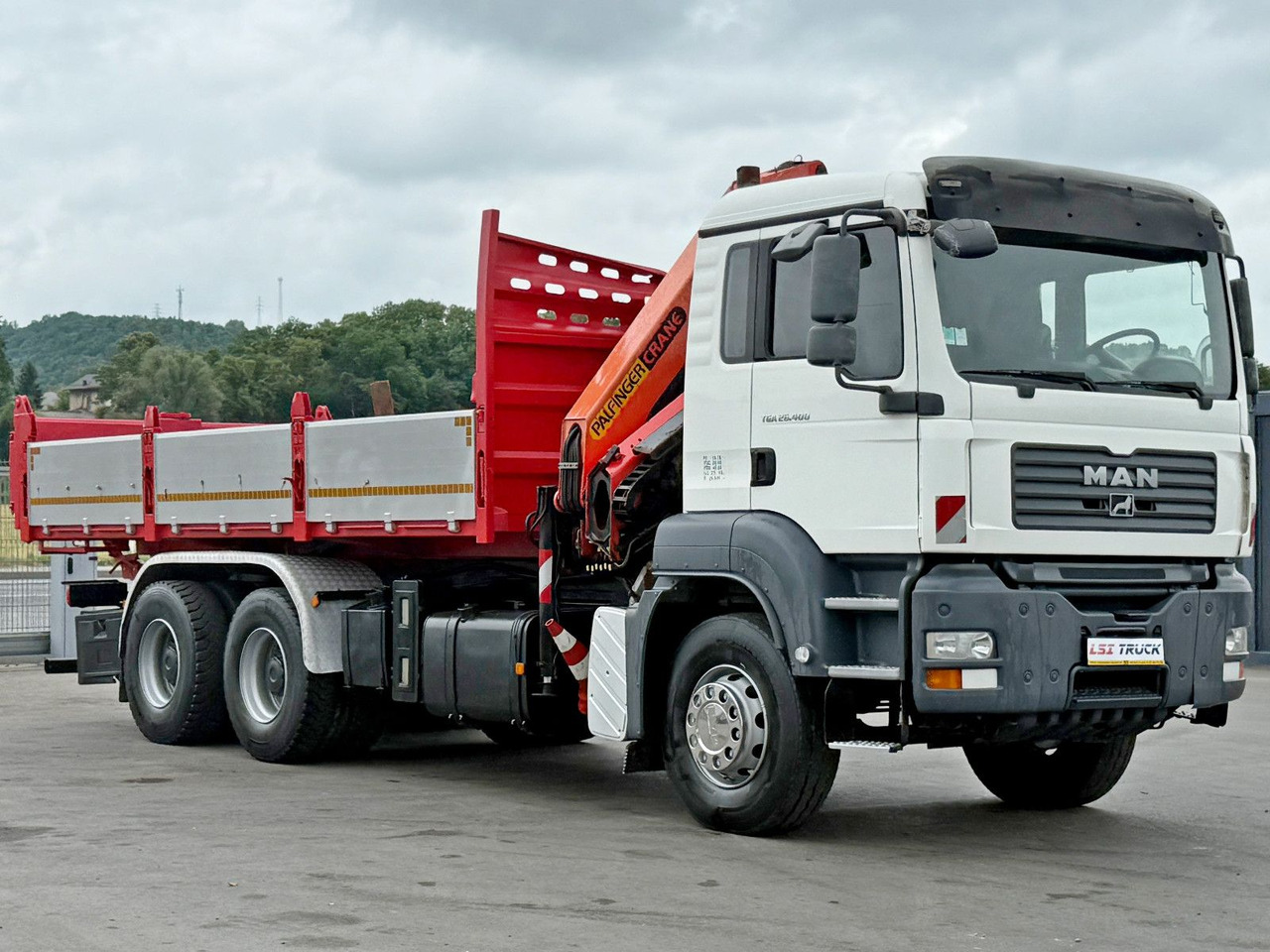 MAN TGA 26.400 * KIPPER 6,00m + PK 15500 * 6x4 * TOP - Camion benne, Camion grue: photos 3 MAN TGA 26.400 * KIPPER 6,00m + PK 15500 * 6x4 * TOP - Camion benne, Camion grue: photos 3