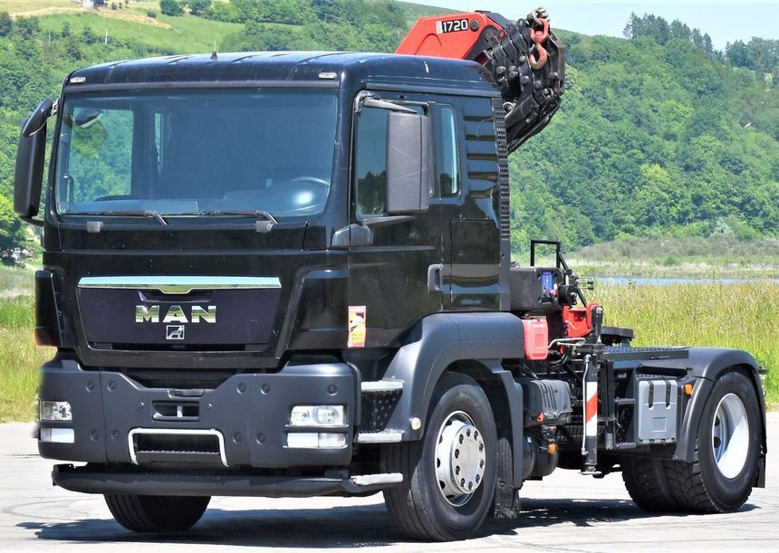 MAN TGS 18.400 Sattelzugmaschine + KRAN /FUNK MAN TGS 18.400 Sattelzugmaschine + KRAN /FUNK - Camion grue, Tracteur routier: photos 4 MAN TGS 18.400 Sattelzugmaschine + KRAN /FUNK MAN TGS 18.400 Sattelzugmaschine + KRAN /FUNK - Camion grue, Tracteur routier: photos 4