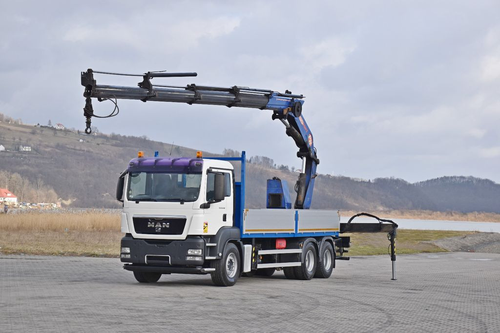 MAN TGS 26.360*PRITSCHE 6,60m * PM 30 SP / FUNK *6x4 - Camion grue: photos 2 MAN TGS 26.360*PRITSCHE 6,60m * PM 30 SP / FUNK *6x4 - Camion grue: photos 2