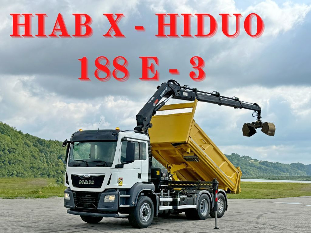 MAN TGS 26.400 * HIAB X-HIDUO 188 E-3 + FUNK * 6x4 - Camion grue: photos 1 MAN TGS 26.400 * HIAB X-HIDUO 188 E-3 + FUNK * 6x4 - Camion grue: photos 1