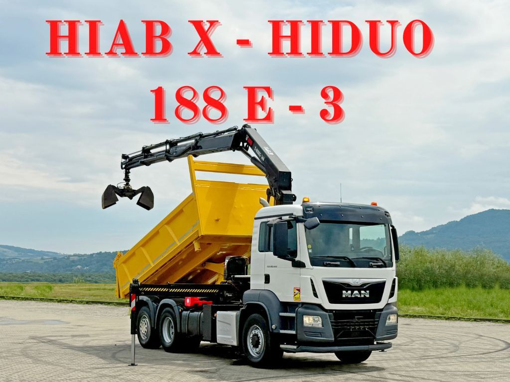 MAN TGS 26.400 * HIAB X-HIDUO 188 E-3 + FUNK * 6x4 - Camion grue: photos 1 MAN TGS 26.400 * HIAB X-HIDUO 188 E-3 + FUNK * 6x4 - Camion grue: photos 1