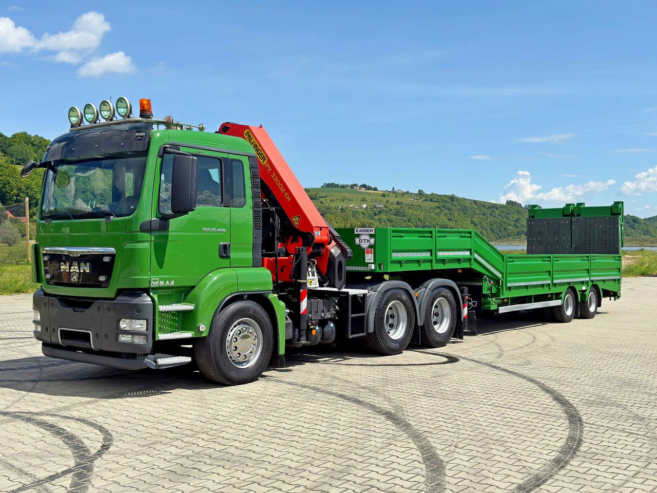 MAN TGS 26.440*Anhänger 10,35m + PK 33002-EH C/FUNK - Camion grue: photos 4 MAN TGS 26.440*Anhänger 10,35m + PK 33002-EH C/FUNK - Camion grue: photos 4
