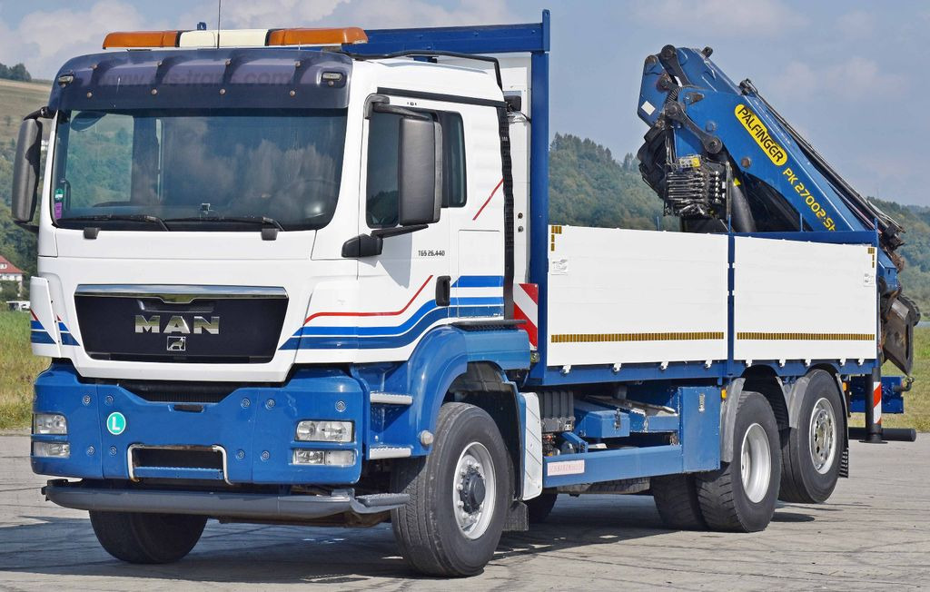 MAN TGS 26.440 *PK 27002 - SH E + JIB PJ060A + FUNK - Camion grue, Camion plateau: photos 3 MAN TGS 26.440 *PK 27002 - SH E + JIB PJ060A + FUNK - Camion grue, Camion plateau: photos 3