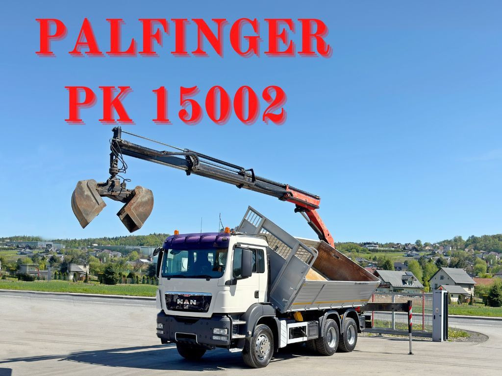 MAN TGS 33.360*KIPPER 4,95 m *PK 15002 * 6x4 - Camion grue: photos 1 MAN TGS 33.360*KIPPER 4,95 m *PK 15002 * 6x4 - Camion grue: photos 1