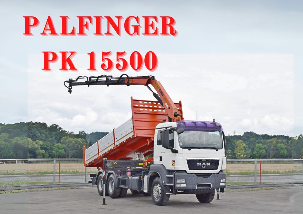 MAN TGS 33.360*KIPPER 6,40m *PK 15500 * 6x4 MAN TGS 33.360*KIPPER 6,40m *PK 15500 * 6x4 - Camion grue, Camion benne: photos 1 MAN TGS 33.360*KIPPER 6,40m *PK 15500 * 6x4 MAN TGS 33.360*KIPPER 6,40m *PK 15500 * 6x4 - Camion grue, Camion benne: photos 1