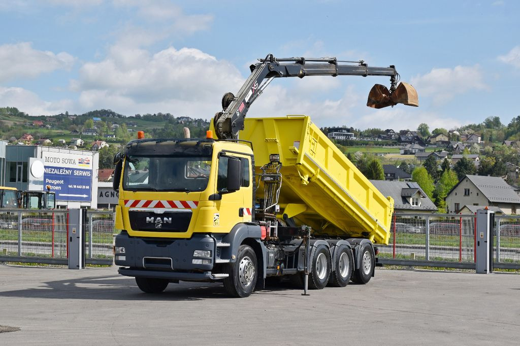 MAN TGS 35.440 * HIAB 122 B-3 DUO / 8x4 - Camion grue, Camion benne: photos 2 MAN TGS 35.440 * HIAB 122 B-3 DUO / 8x4 - Camion grue, Camion benne: photos 2