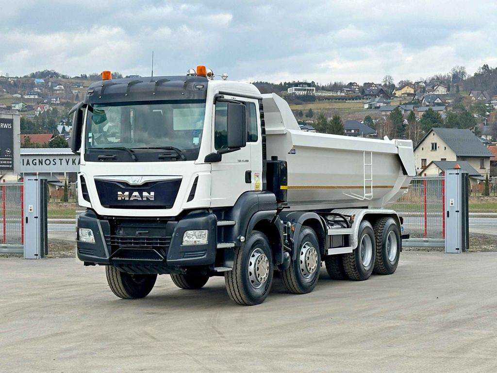 MAN TGS 41.480 KIPPER * 8x4 * TOPZUSTAND - Camion benne: photos 1 MAN TGS 41.480 KIPPER * 8x4 * TOPZUSTAND - Camion benne: photos 1