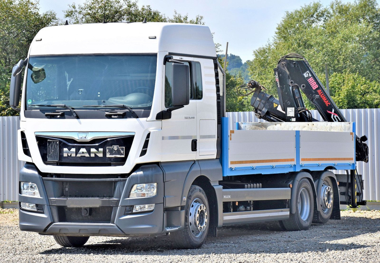 MAN TGX 26.440 Pritsche 6,20 m+HIAB 122 HIDUO/FUNK - Camion grue: photos 3 MAN TGX 26.440 Pritsche 6,20 m+HIAB 122 HIDUO/FUNK - Camion grue: photos 3
