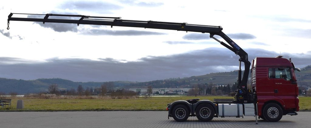 MAN TGX 28.480 Sattelzugmaschine + HMF 2120 K5/FUNK MAN TGX 28.480 Sattelzugmaschine + HMF 2120 K5/FUNK - Camion grue: photos 5 MAN TGX 28.480 Sattelzugmaschine + HMF 2120 K5/FUNK MAN TGX 28.480 Sattelzugmaschine + HMF 2120 K5/FUNK - Camion grue: photos 5