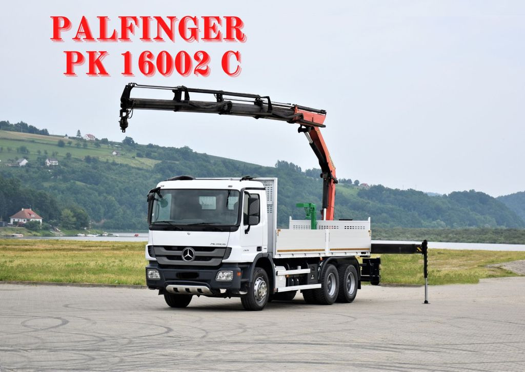 Mercedes-Benz ACTROS 2636 * PK 16002 C + FUNK/6x4 - Camion grue, Camion plateau: photos 1 Mercedes-Benz ACTROS 2636 * PK 16002 C + FUNK/6x4 - Camion grue, Camion plateau: photos 1