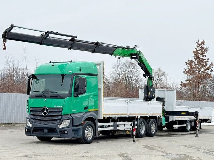 Mercedes-Benz ACTROS 2645 * FASSI F345.24 XE + FUNK + Anhänger - Camion grue: photos 2 Mercedes-Benz ACTROS 2645 * FASSI F345.24 XE + FUNK + Anhänger - Camion grue: photos 2
