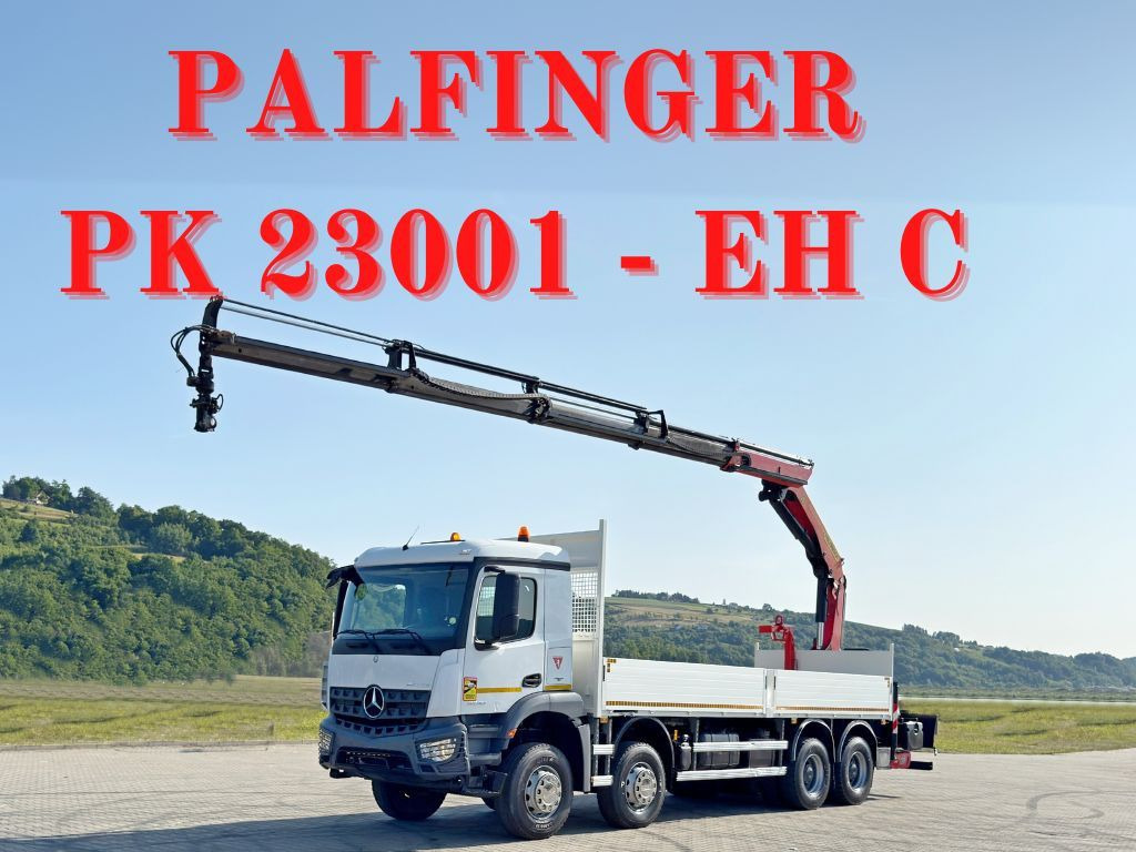 Mercedes-Benz ACTROS 3240 * PK 23001 - EH C+ FUNK / 8x4 * TOP - Camion grue: photos 1 Mercedes-Benz ACTROS 3240 * PK 23001 - EH C+ FUNK / 8x4 * TOP - Camion grue: photos 1