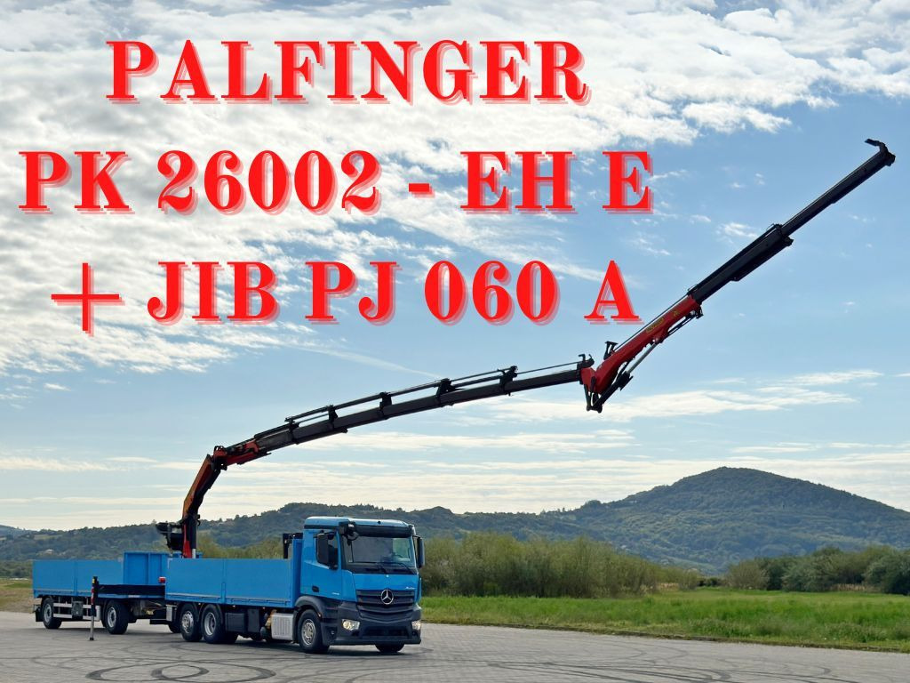 Mercedes-Benz ANTOS 2545*PK 26002-EHE+JIB PJ060A+Anhänger/FUNK - Camion grue: photos 1 Mercedes-Benz ANTOS 2545*PK 26002-EHE+JIB PJ060A+Anhänger/FUNK - Camion grue: photos 1