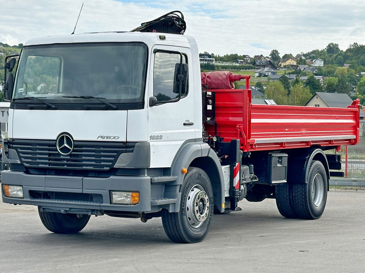 Mercedes-Benz ATEGO 1823 * KIPPER 5,25 m *ATLAS AK 3500C * TOP - Camion benne, Camion grue: photos 4 Mercedes-Benz ATEGO 1823 * KIPPER 5,25 m *ATLAS AK 3500C * TOP - Camion benne, Camion grue: photos 4