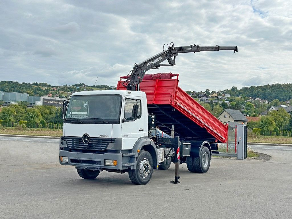 Mercedes-Benz ATEGO 1823 * KIPPER 5,25 m *ATLAS AK 3500C * TOP - Camion benne, Camion grue: photos 2 Mercedes-Benz ATEGO 1823 * KIPPER 5,25 m *ATLAS AK 3500C * TOP - Camion benne, Camion grue: photos 2