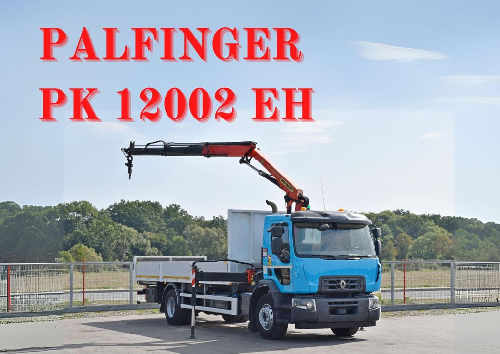 Renault C 320 * PK 12002 EH A + FUNK * TOPZUSTAND - Camion grue, Camion plateau: photos 1 Renault C 320 * PK 12002 EH A + FUNK * TOPZUSTAND - Camion grue, Camion plateau: photos 1