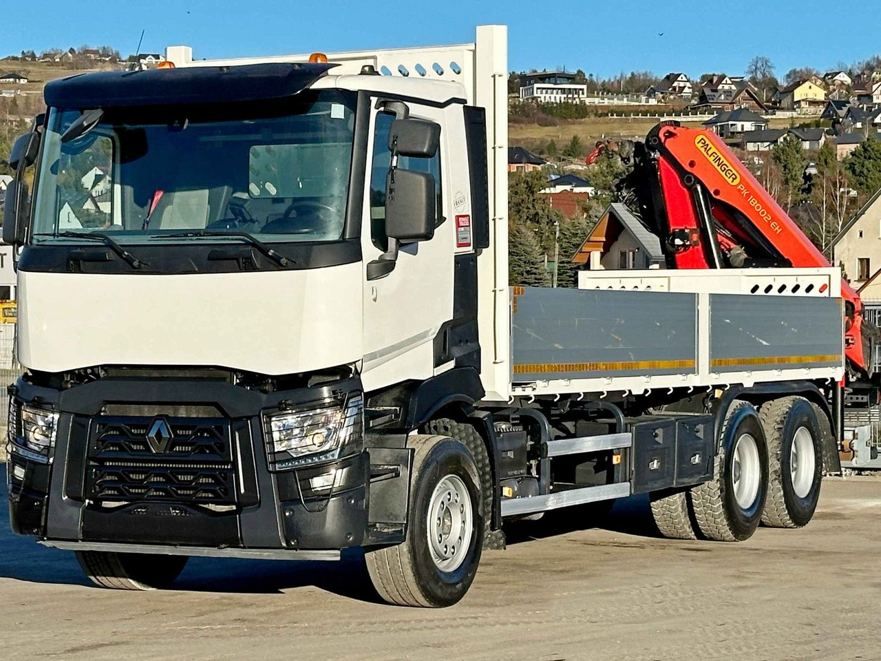 Renault C 380 *PRITSCHE 6,80m * PK 18002-EH C + FUNK*6x4 - Camion grue: photos 4 Renault C 380 *PRITSCHE 6,80m * PK 18002-EH C + FUNK*6x4 - Camion grue: photos 4