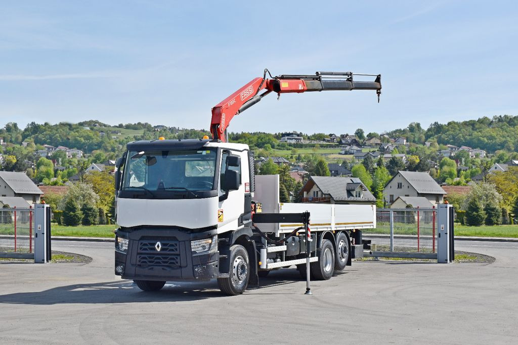 Renault C 380 * PRITSCHE 7,05 m* FASSI F 135C + FUNK - Camion grue: photos 2 Renault C 380 * PRITSCHE 7,05 m* FASSI F 135C + FUNK - Camion grue: photos 2