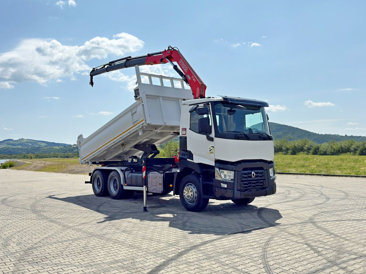 Renault C 430 * FASSI F165A.0.23 + FUNK * 6x4 - Camion benne, Camion grue: photos 2 Renault C 430 * FASSI F165A.0.23 + FUNK * 6x4 - Camion benne, Camion grue: photos 2