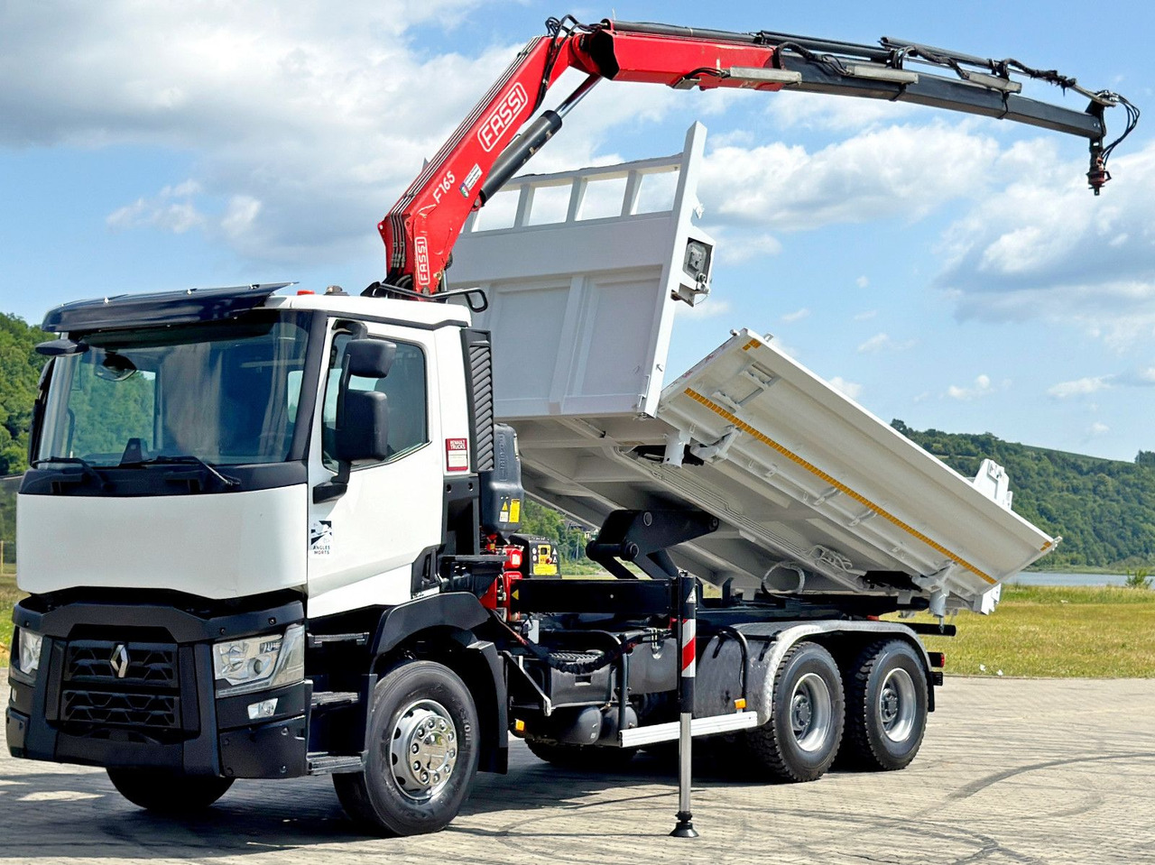 Renault C 430 * FASSI F165A.0.23 + FUNK * 6x4 - Camion benne, Camion grue: photos 3 Renault C 430 * FASSI F165A.0.23 + FUNK * 6x4 - Camion benne, Camion grue: photos 3