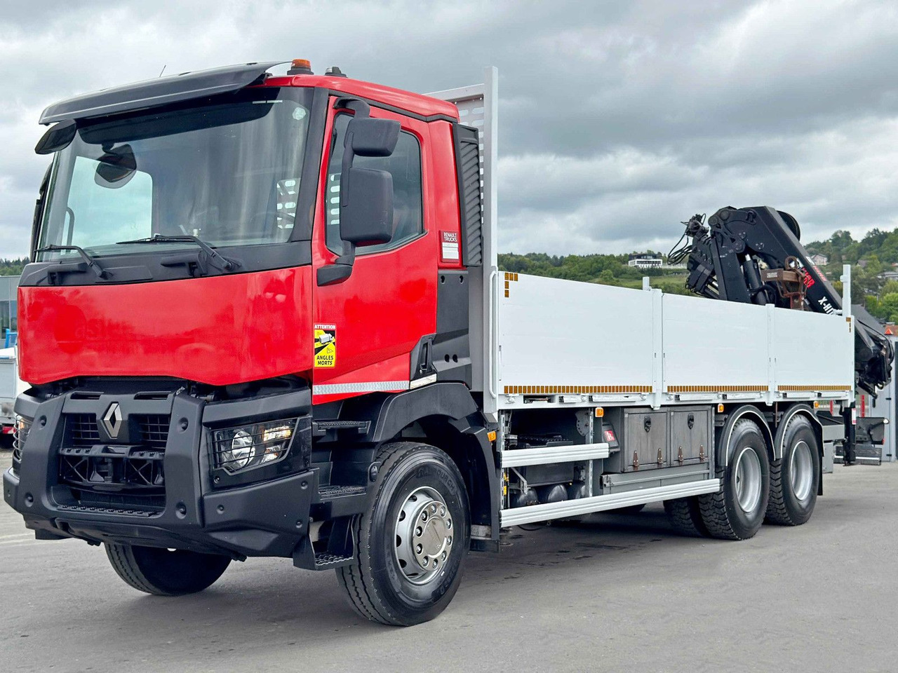 Renault C 430 *HIAB X - HIDUO 188 ES - 4 + FUNK * 6x4 - Camion grue: photos 4 Renault C 430 *HIAB X - HIDUO 188 ES - 4 + FUNK * 6x4 - Camion grue: photos 4