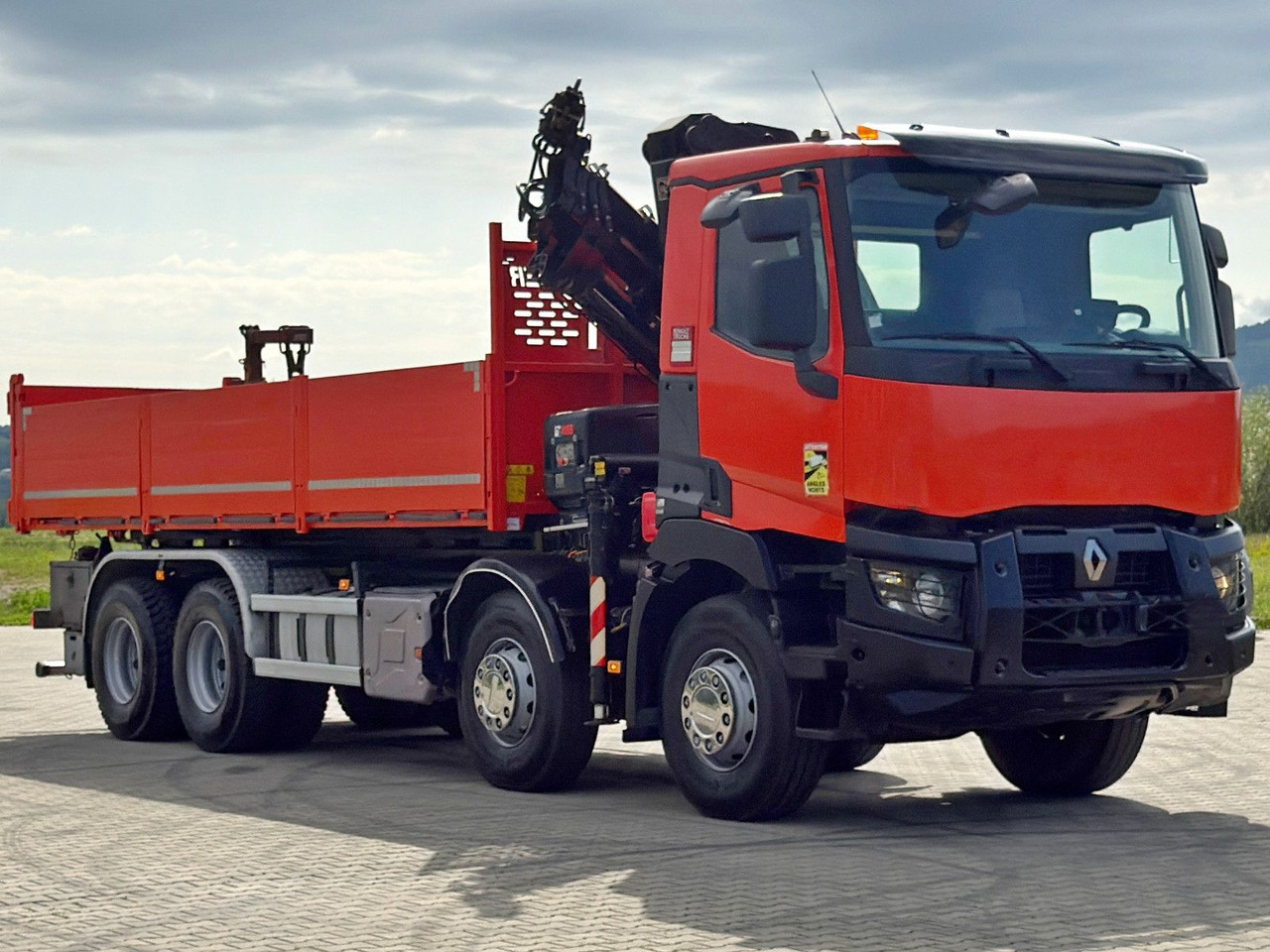 Renault C 430 *KIPPER 6,80m* HIAB X-HIDUO 188 ES-4 * 8x4 - Camion benne, Camion grue: photos 3 Renault C 430 *KIPPER 6,80m* HIAB X-HIDUO 188 ES-4 * 8x4 - Camion benne, Camion grue: photos 3