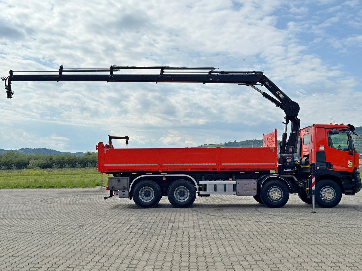 Renault C 430 *KIPPER 6,80m* HIAB X-HIDUO 188 ES-4 * 8x4 - Camion benne, Camion grue: photos 5 Renault C 430 *KIPPER 6,80m* HIAB X-HIDUO 188 ES-4 * 8x4 - Camion benne, Camion grue: photos 5