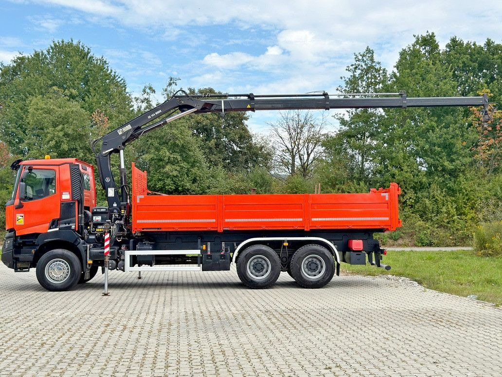 Renault K 380 * HIAB 144 BS - 3 HIDUO + FUNK * 6x4 * TOP - Camion grue: photos 5 Renault K 380 * HIAB 144 BS - 3 HIDUO + FUNK * 6x4 * TOP - Camion grue: photos 5