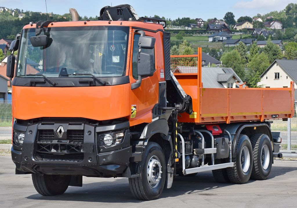 Renault K 430 * HIAB 144 B-3 HIDUO + FUNK / 6x4 - Camion grue, Camion benne: photos 4 Renault K 430 * HIAB 144 B-3 HIDUO + FUNK / 6x4 - Camion grue, Camion benne: photos 4