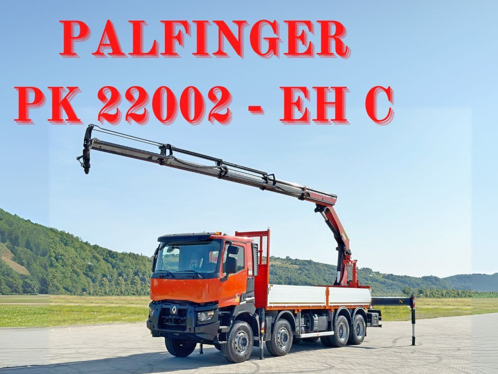 Renault K 430 * PK 22002 - EH C+ FUNK * 8x4 - Camion grue: photos 1 Renault K 430 * PK 22002 - EH C+ FUNK * 8x4 - Camion grue: photos 1