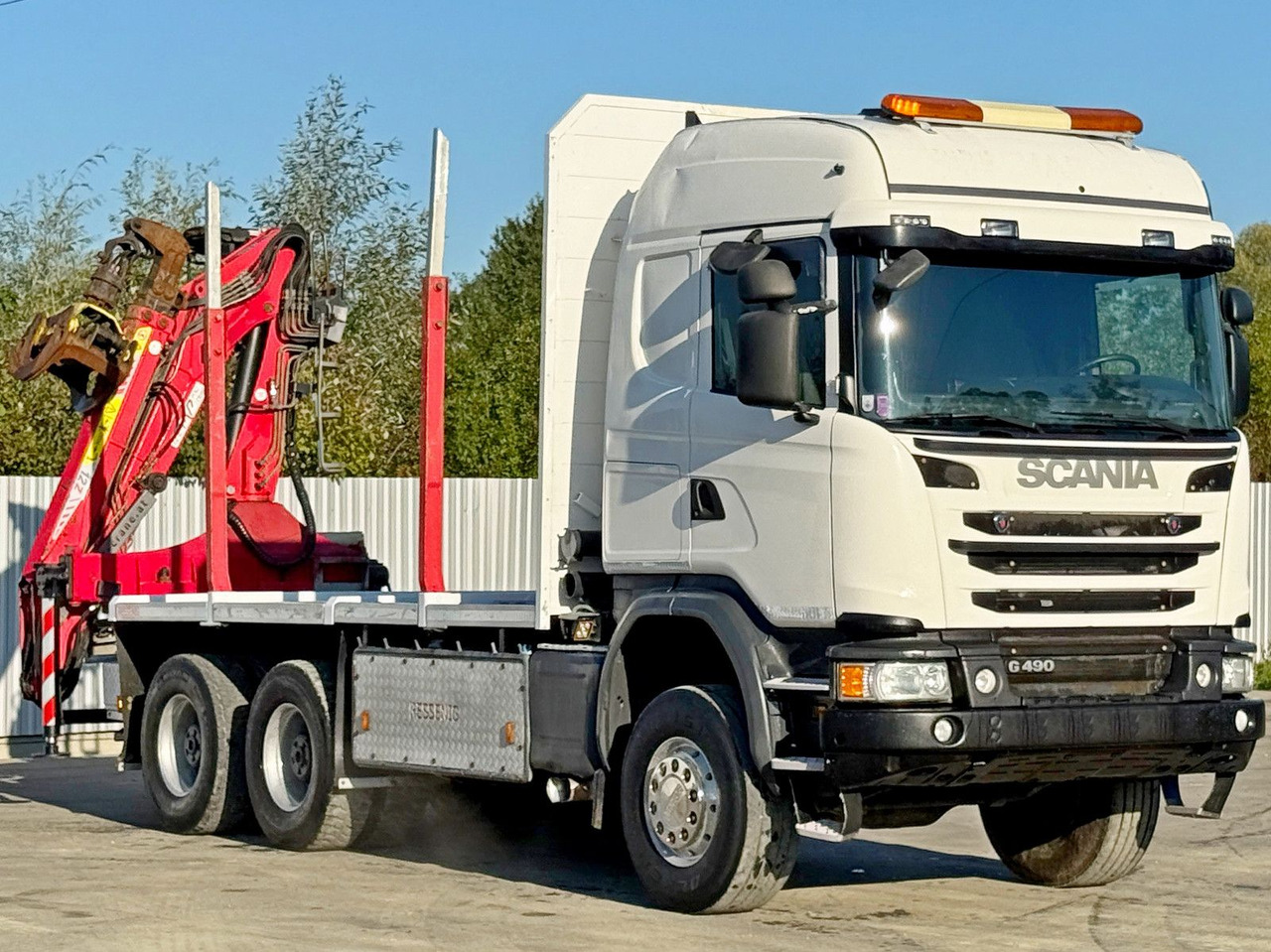 Scania G490* HOLZTRANSPORTER * PENZ 12Z8.70* 6x6 - Camion grumier, Camion grue: photos 3 Scania G490* HOLZTRANSPORTER * PENZ 12Z8.70* 6x6 - Camion grumier, Camion grue: photos 3