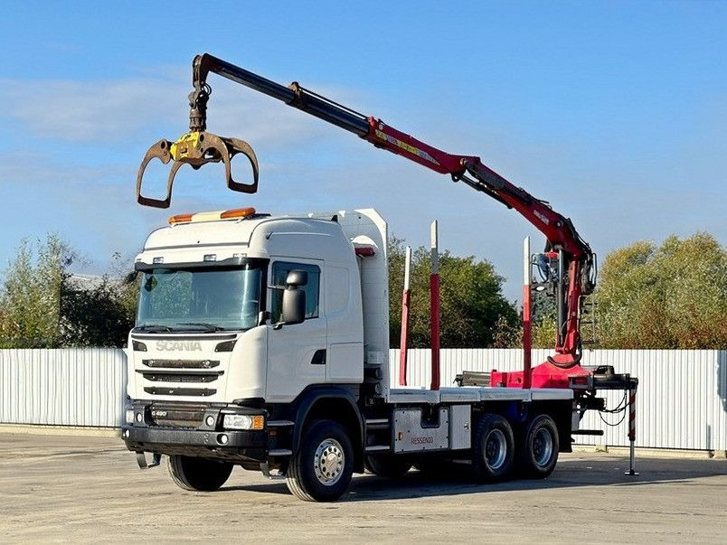 Scania G490* HOLZTRANSPORTER * PENZ 12Z8.70* 6x6 - Camion grumier, Camion grue: photos 2 Scania G490* HOLZTRANSPORTER * PENZ 12Z8.70* 6x6 - Camion grumier, Camion grue: photos 2