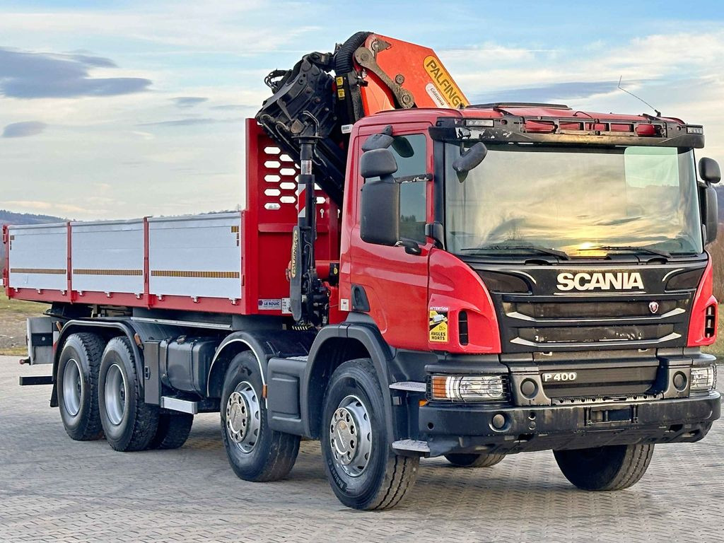 Scania P 400 Kipper 6,80 m * PK 33002-EH D + FUNK * 8x4 Scania P 400 Kipper 6,80 m * PK 33002-EH D + FUNK * 8x4 - Camion grue, Camion benne: photos 4 Scania P 400 Kipper 6,80 m * PK 33002-EH D + FUNK * 8x4 Scania P 400 Kipper 6,80 m * PK 33002-EH D + FUNK * 8x4 - Camion grue, Camion benne: photos 4