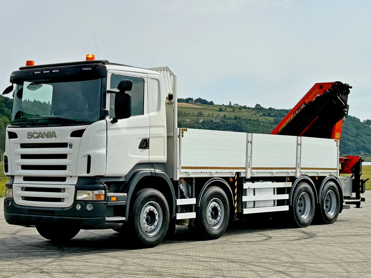 Scania R 420 PRITSCHE 6,47 m * PK 44002/FUNK * 8x4 /TOP - Camion grue: photos 4 Scania R 420 PRITSCHE 6,47 m * PK 44002/FUNK * 8x4 /TOP - Camion grue: photos 4