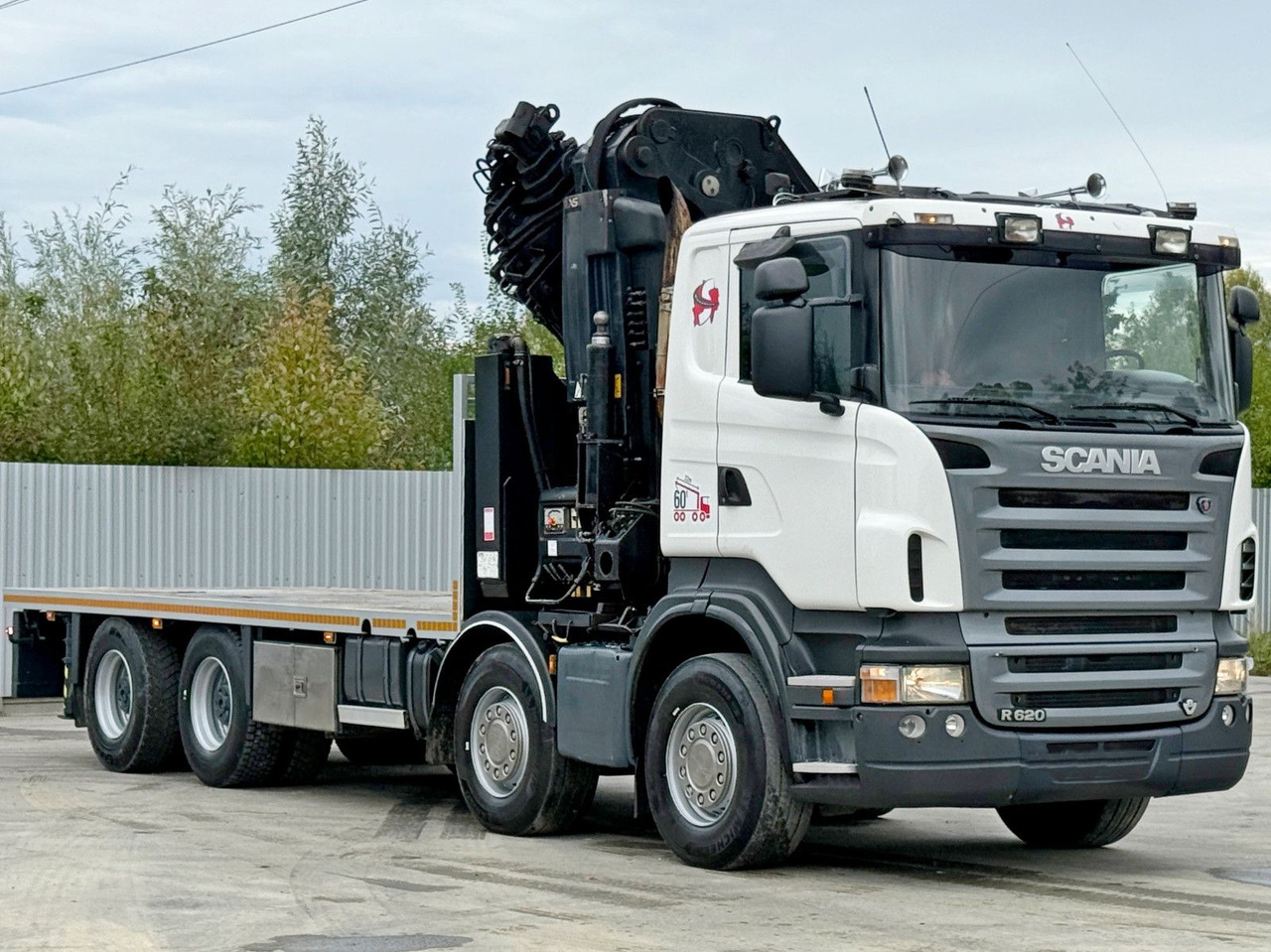 Scania R 620*PLATFORM 6,45m*HIAB 600 E - 9 + FUNK / 8x4 - Camion grue: photos 4 Scania R 620*PLATFORM 6,45m*HIAB 600 E - 9 + FUNK / 8x4 - Camion grue: photos 4