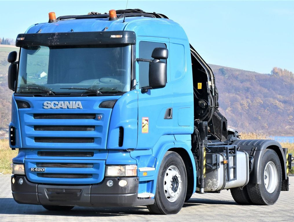 Scania R420 * Sattelzugmaschine + PM SERIE 25/FUNK *TOP - Camion grue: photos 3 Scania R420 * Sattelzugmaschine + PM SERIE 25/FUNK *TOP - Camion grue: photos 3