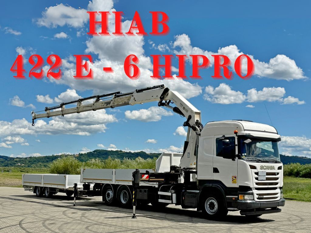 Scania R440 * HIAB 422 E-6 HIPRO + FUNK + Anhänger!*TOP - Camion grue: photos 1 Scania R440 * HIAB 422 E-6 HIPRO + FUNK + Anhänger!*TOP - Camion grue: photos 1