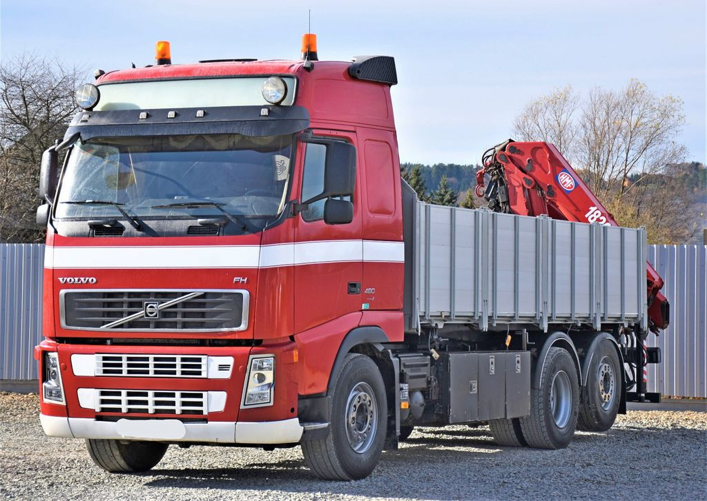 Volvo FH 480 Kipper 6,20m + HMF 1823 K3 + FUNK - Camion grue, Camion benne: photos 4 Volvo FH 480 Kipper 6,20m + HMF 1823 K3 + FUNK - Camion grue, Camion benne: photos 4