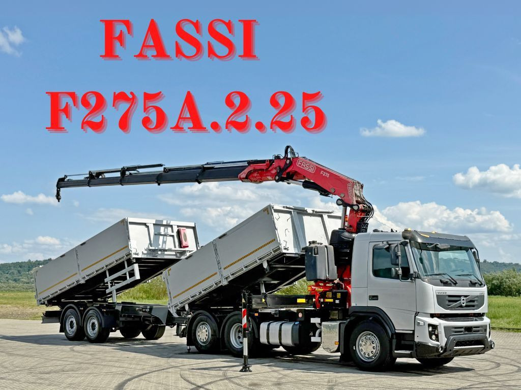 Volvo FMX 420* FASSI F275.2.25 + FUNK + Anhänger / TOP - Camion grue: photos 1 Volvo FMX 420* FASSI F275.2.25 + FUNK + Anhänger / TOP - Camion grue: photos 1