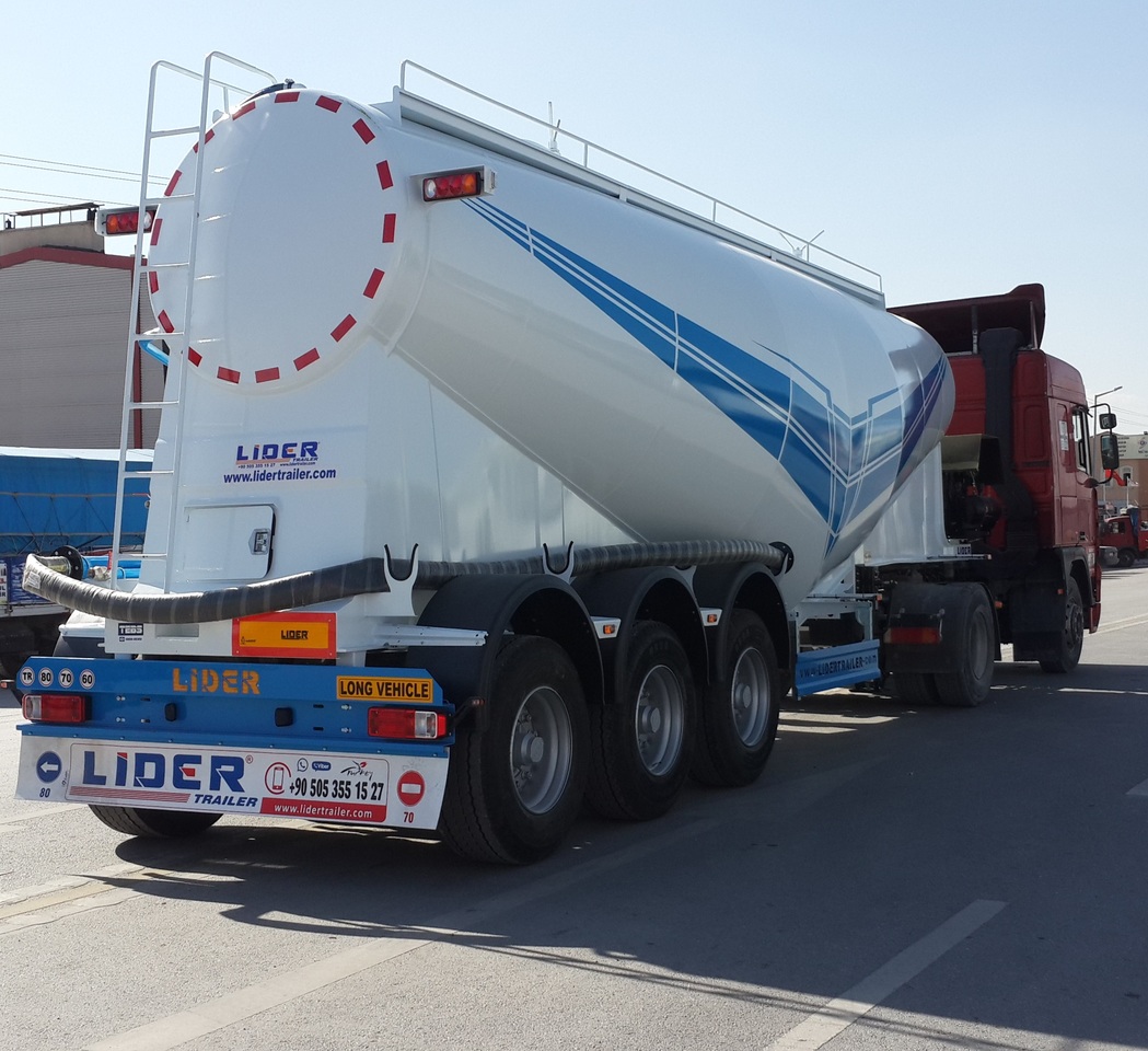 Semi-remorque citerne pour transport de ciment neuf LIDER 2022 MODEL NEW CEMENT TANKER: photos 11