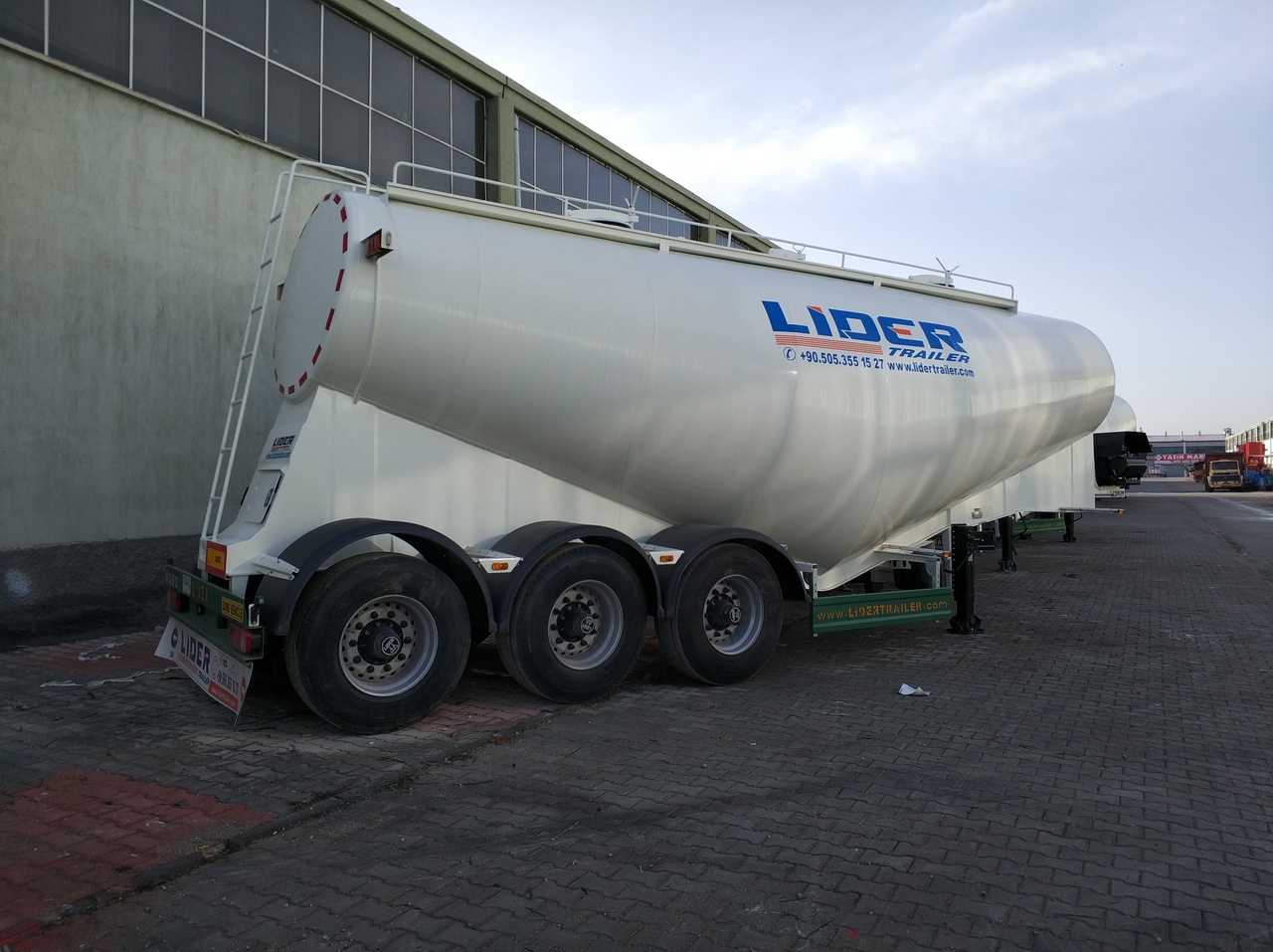 Semi-remorque citerne pour transport de ciment neuf LIDER 2022 MODEL NEW CEMENT TANKER: photos 13