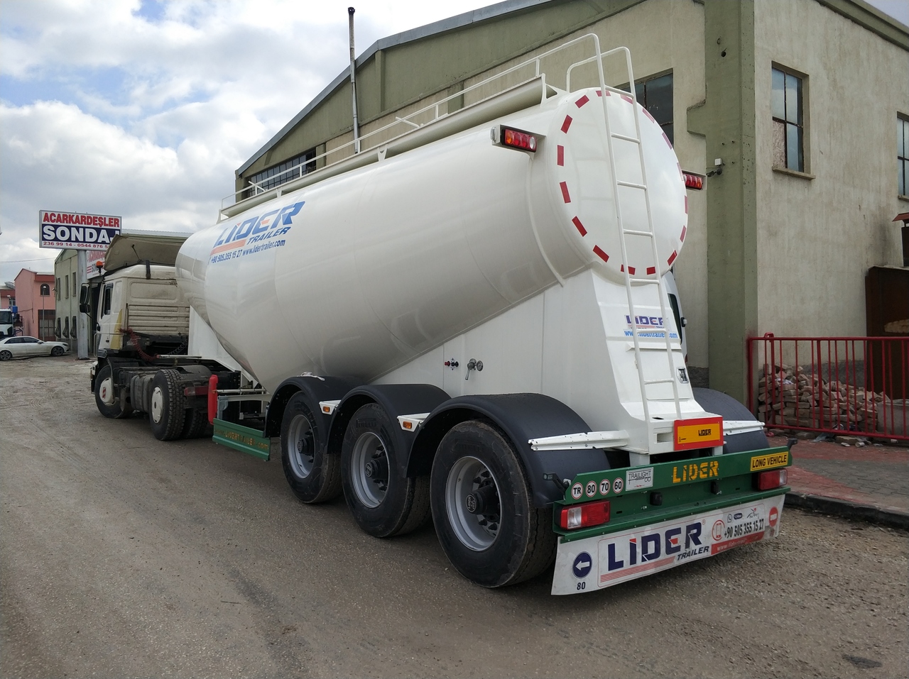 Semi-remorque citerne pour transport de ciment neuf LIDER 2022 MODEL NEW CEMENT TANKER: photos 14