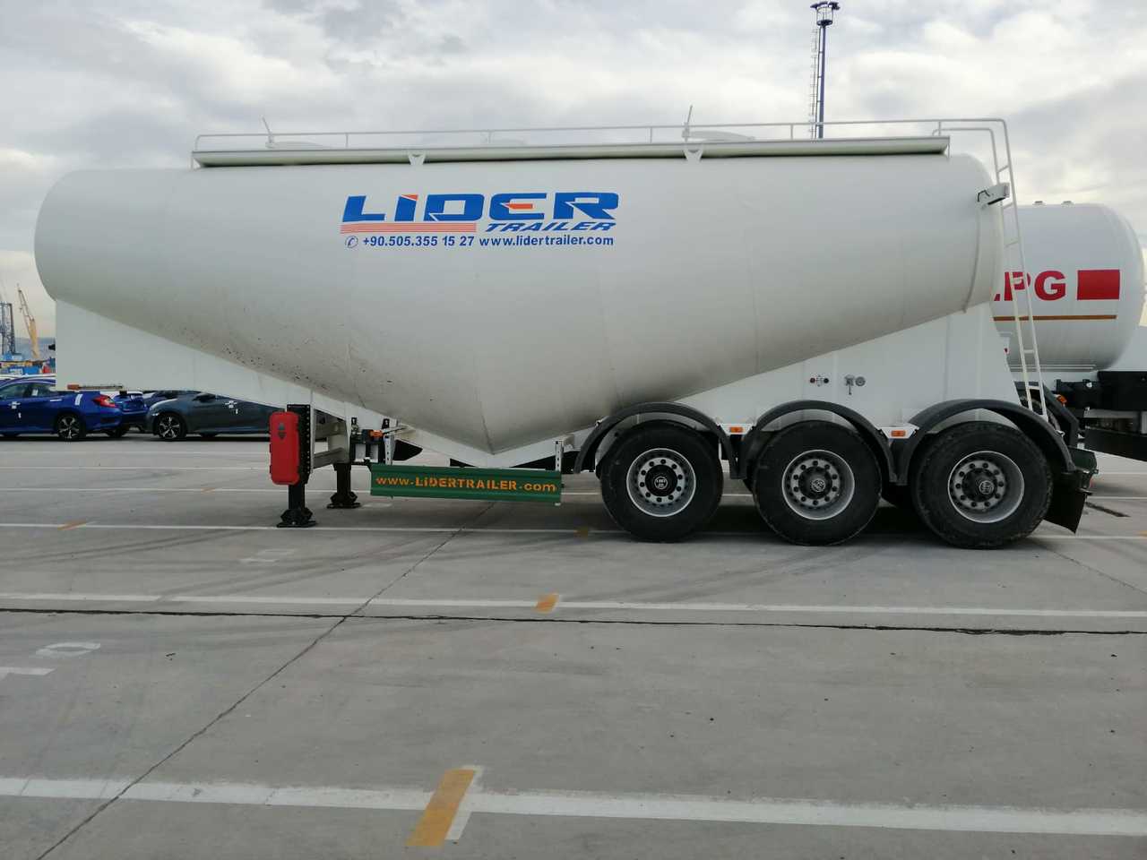 Semi-remorque citerne pour transport de ciment neuf LIDER 2022 MODEL NEW CEMENT TANKER: photos 15